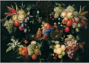 Van Son J. e Van Balen J,«Madonna col Bambino e San
 Giovannino in ghirland,1654,Farsetti 2007-11-09