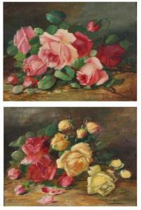 van STEENSTEL Jan,Still life with roses,Bernaerts BE 2009-11-16