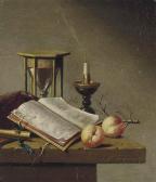 van STEENWIJK Harmen 1612-1660,An hourglass, flute, open book,Christie's GB 2016-04-28