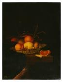 VAN STREEK HENDRIK 1659-1719,Still life of assorted fruit in a Wanli porcelain ,Sotheby's 2022-10-21