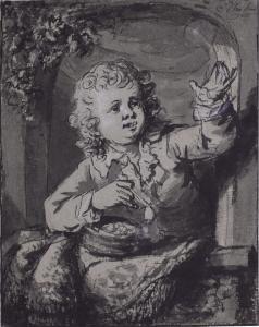 van STRY Abraham I 1753-1826,Boy blowing bubbles,Sotheby's GB 2023-01-25