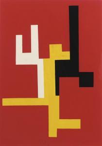 VAN STUIVENBERG Piet 1901-1988,Composition,1955,Christie's GB 2008-09-09