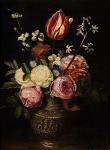 Van THIELEN Jan Philips 1618-1667,Nature morte au vase fleuri,1665,Hotel Des Ventes Mosan 2018-03-14