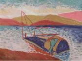 van ty Nguyen 1917-1992,Boating on a river,Christie's GB 2006-01-10