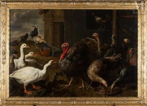 Van UTRECHT Adriaen 1599-1652,Uccelli da aia,Millon & Associés FR 2023-09-27