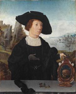 van UTRECHT Jacob Claessens 1480-1535,Portrait of a young man,Christie's GB 2015-11-17