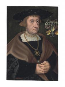 van UTRECHT Jacob Claessens,Portrait of Mathias Mulich , Burgomaster of Lübeck,Christie's 2013-01-30