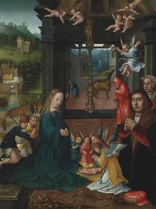 van UTRECHT Jacob Claessens 1480-1535,The Nativity,Christie's GB 2013-12-04