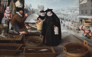 van VALCKENBORCH Lucas 1535-1597,An Allegory of Winter,1595,Christie's GB 2021-10-14