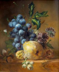 van VEEREN Anna Maria 1806-1890,A still life of flowers and fruits,1844,Venduehuis NL 2019-11-14