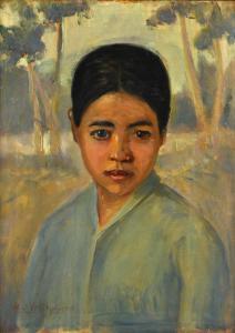 van VELTHUYSEN Henry 1891-1954,Indonesian girl,Zeeuws NL 2023-06-07