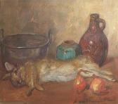 van WANING STEVELS Marie 1874-1943,STILL LIFE WITH HARE,Freeman US 2007-10-05