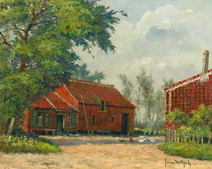 van WIJCK Jacques 1870-1946,Bauernhof mit Federvieh,Van Ham DE 2019-01-30