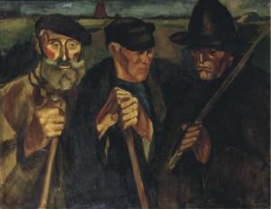 Van WIJNGAERDT Piet 1873-1964,Drie boeren - Three farmers,1922,Christie's GB 2004-06-09