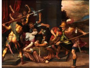 van WINGHE Joos 1542-1603,Die Gefangennahme des Samson durch die Philister,Hampel DE 2021-06-24