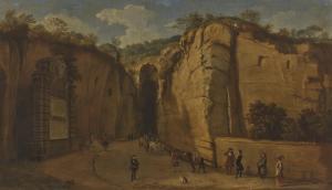 van WITTEL Gaspar,Naples, a view of the Seiano Grotto in Posillipo w,1701,Christie's 2024-01-31