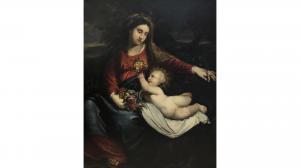 van YPEREN Jan Thomas 1617-1678,Madonna e Bambino,Errico casa d'aste IT 2020-04-25