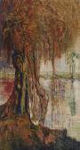 van ZEEGEN Janus 1881-1966,The weeping willow,1913,Glerum NL 2010-09-06