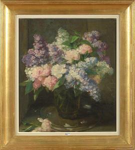 van ZEVENBERGHEN Georges 1877-1968,Vase de fleurs,VanDerKindere BE 2021-12-07