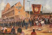 VANCE Bobby,Orangemen At Peters Hill Shankil Road,Gormleys Art Auctions GB 2013-10-08