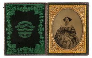 Vance Robert H 1824-1876,portrait of a seated lady,John Moran Auctioneers US 2018-08-21