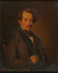 VANDEN BAELE C,Portrait de gentilhomme,1843,Horta BE 2015-09-14