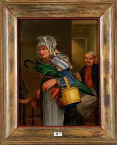 VANDER GUCHT Sylvain 1800-1800,Le retour du marché,1880,VanDerKindere BE 2012-01-17