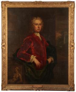 VANDERBANK John 1686-1739,A portrait of Walter Plumer,1733,Duke & Son GB 2023-04-05
