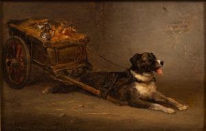 VANDEVERDONCK Franz, François 1848-1875,The Dog Cart,1895,Simon Chorley Art & Antiques GB 2023-07-25