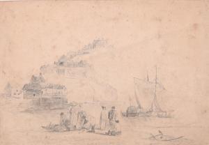 VANDYCK BROWNE Philip 1801-1868,ROBIN HOOD'S BAY,1823,Potomack US 2022-01-27