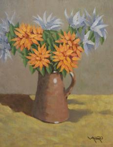 VANGO DAVID 1950,Still Life Flowers in a Jug,David Duggleby Limited GB 2016-09-09