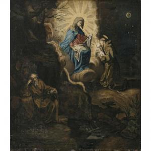 VANNI Francesco 1563-1610,Die Vision des Hl. Franz von Assisi von Maria und ,Neumeister 2024-03-20