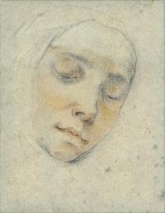 VANNI Francesco 1563-1610,Portrait of Pasitea Crogi, her eyes closed,Christie's GB 2003-07-08