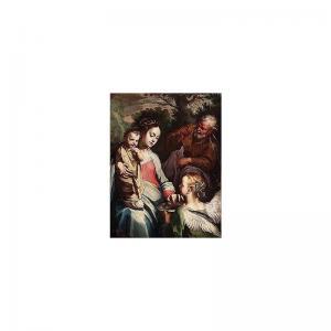 VANNI Francesco 1563-1610,the holy family with an angel,Sotheby's GB 2001-07-12