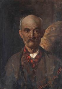 VANNI Pietro 1845-1905,Autoritratto,1895,Bertolami Fine Arts IT 2021-02-26