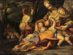 VANNI Raffaello 1587-1673,ALLEGORIE DER CARITAS,Hampel DE 2023-06-29