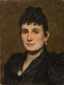 VANOTTI Alessandro 1852-1916,PORTRAIT OF A LADY,1916,Babuino IT 2014-09-23