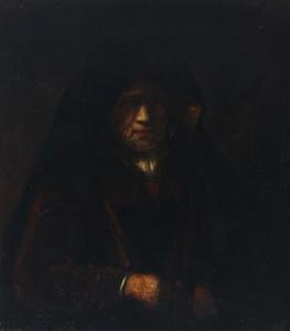 VANTORE Hans Chr. Hansen 1861-1928,Portrait of a man with a red jacket and a h,1889,Bruun Rasmussen 2018-05-28