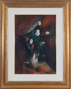 VARAGNOLO Mario 1901-1971,Fiori,1966,Fidesarte IT 2024-02-14