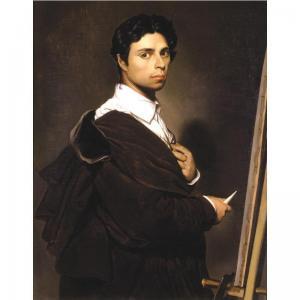 VARCOLLIER Atala 1803-1885,COPY AFTER INGRES' SELF-PORTRAIT, AGE 24,Sotheby's GB 2005-01-27