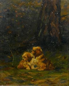 vardon t 1800,Babes in the wood (Petit Basset Griffon Vendeen),1894,Bonhams GB 2008-02-12