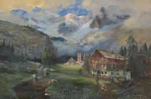 VARESE Gerelamo 1860-1935,Paesaggio montano,Meeting Art IT 2023-11-29