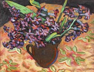 VARGA Vasile 1921-2005,Pitcher with Hyacinths,Artmark RO 2023-01-18