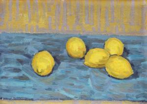 VARGA Vasile 1921-2005,Still life with Lemons,Artmark RO 2023-04-24