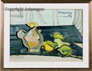 VARIOLA Angelo 1906-1979,Composizione con limoni,1952-53,ArteSegno IT 2022-07-01