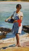 varlamov viktor 1936,Washing by the Black Sea,1964,Whyte's IE 2009-12-07