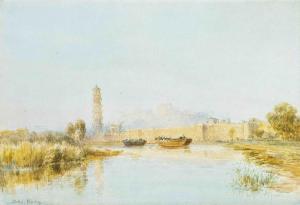 VARLEY John I 1778-1842,The Walled City of Long Chow on the Petain Canal,Christie's GB 2011-09-29