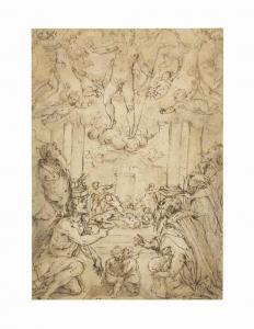 VASARI Giorgio 1511-1574,The Resurrection with Saints Andrew, John the Bapt,Christie's GB 2015-01-29