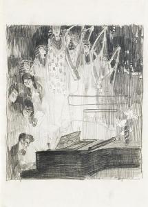Vasilievich Vladimirov Vasily 1880-1931,At the piano,1900,Bonhams GB 2009-11-24