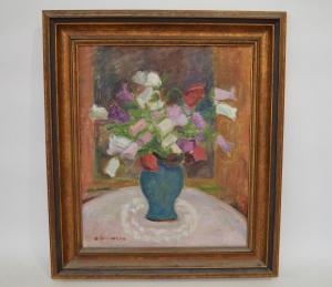 VASILIU Aurica Aricescu 1902-1986,floral still life,Hood Bill & Sons US 2018-04-03